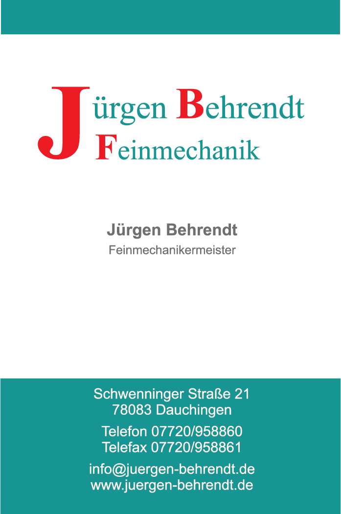 Jürgen Behrendt Feinmechanik